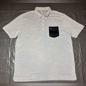 Travis Mathew Gray Polo Shirt Men’s Size XXL